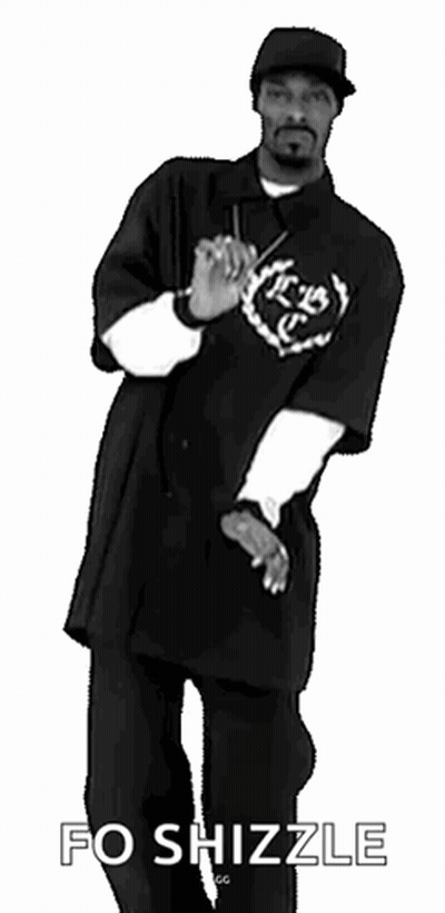 Snoop Dogg Is Dancing In A Black And White Photo GIF