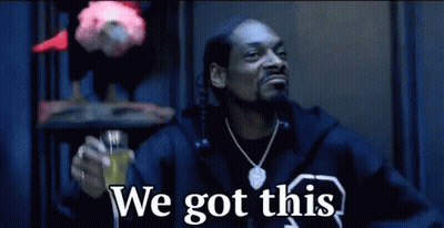 Snoop Dogg Is Holding A Glass Of Wine And Saying We Got This GIF