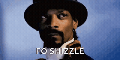 Snoop Dogg Is Wearing A Top Hat And Bow Tie And Says Fo Shizzle GIF