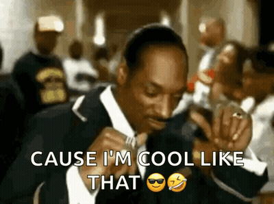 Snoop Dogg Saying Cause I'm Cool Like That GIF