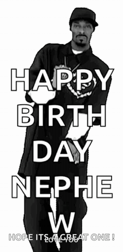 Snoop Dogg Saying Happy Birthday Nephew GIF
