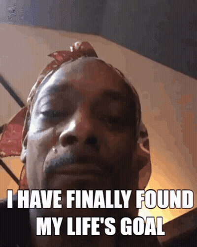 Snoop Dogg Wearing Bandana Says Found Life Goal GIF