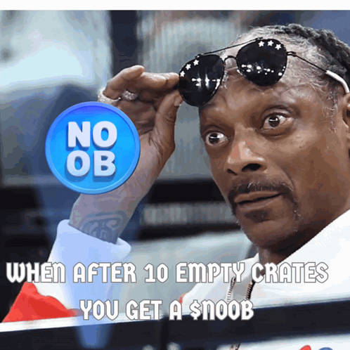 Snoop Dogg Wearing Sunglasses And A No Ob Sign GIF