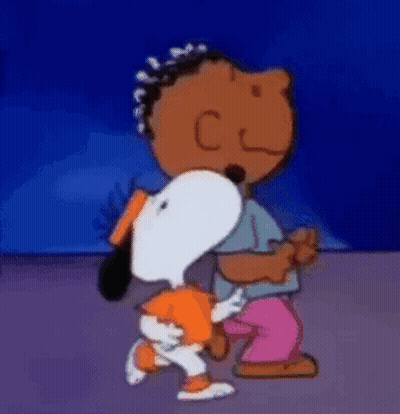 Snoopy And Charlie Brown Dancing GIF