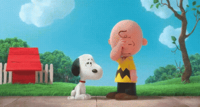 Snoopy And Charlie Brown Peanuts Movie GIF