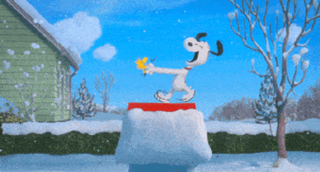 Snoopy And Woodstock GIF