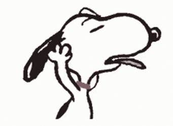 Snoopy Blep Sunday GIF