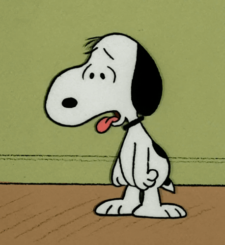 Snoopy Cartoon With Tongue Out GIF
