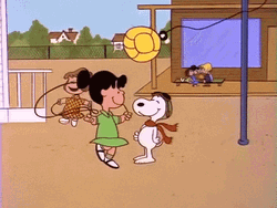 Snoopy Charlie Brown Gang GIF