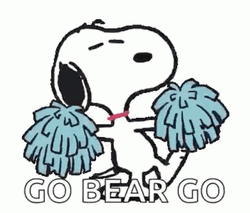 Snoopy Cheering Dance Go Go Go GIF