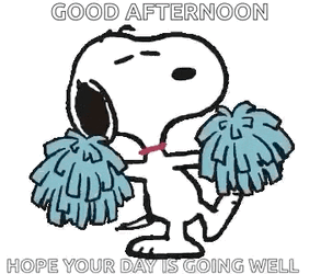 Snoopy Cheerleader GIF