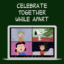 Snoopy Christmas Celebrating Together GIF