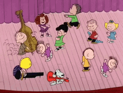 Snoopy Christmas Concert  GIF