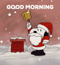 Snoopy Christmas Humor Good Morning Tuesday GIF