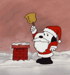 Snoopy Christmas Santa GIF