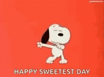 Snoopy Dance Happy Sweetest Day GIF