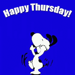 Snoopy Dancing Happy Thursday Funny GIF