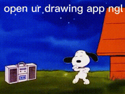 Snoopy Dancing In Front Of Radio GIF