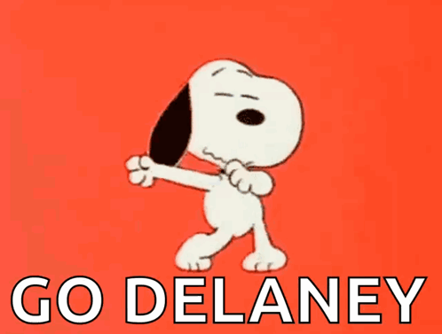 Snoopy Dancing With Go Delaney GIF