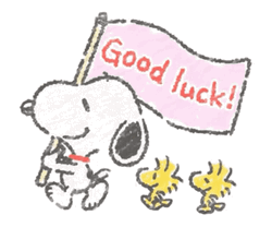 Snoopy Dog Good Luck GIF