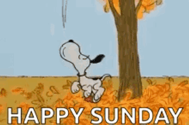 Snoopy Fall GIF