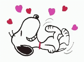 Snoopy Feet Wiggle Sunday GIF