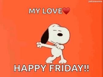Snoopy Friday Dane My Love GIF