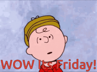 Snoopy Friday Wow Charlie Brown GIF