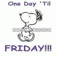 Snoopy Good Morning Thursday Funny GIF