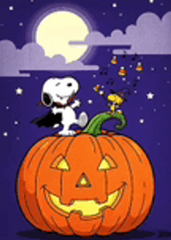 Snoopy Halloween Meme GIF