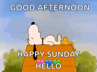 Snoopy Happy Sunday GIF