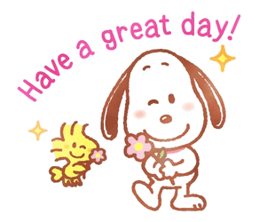 Snoopy Have A Wonderful Day GIF