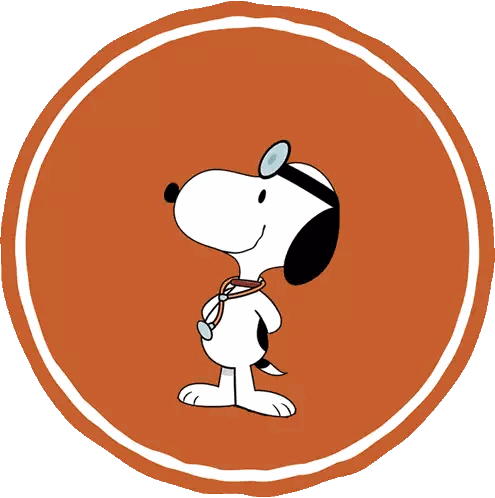 Snoopy Holding Lollipop Feel Better Sticker