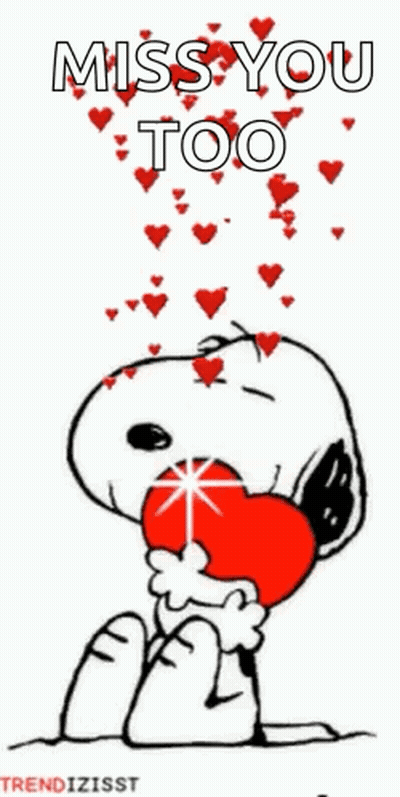 Snoopy Holding Red Heart GIF