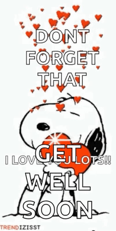 Snoopy Holding Red Heart Saying Don't Forget I Love You Lots GIF