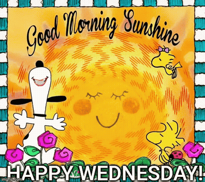 Snoopy Holding Sign Have a Nice Day Happy Wednesday