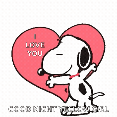 Snoopy Hugging Heart Saying I Love You GIF
