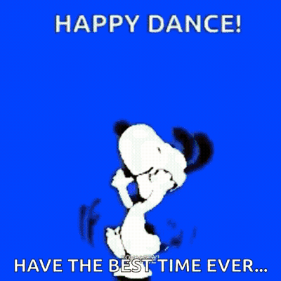 Snoopy Jumping GIF