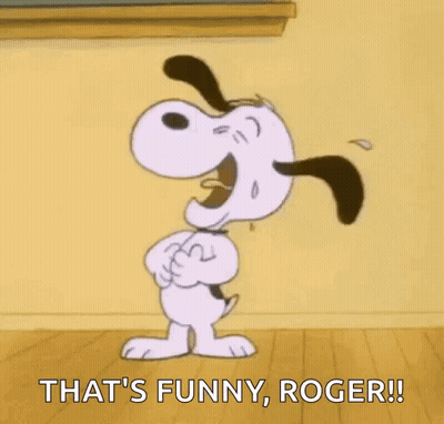 Snoopy Laughing