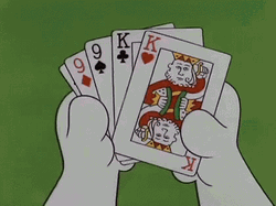 Snoopy Looking Around Poker Game GIF