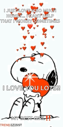 Snoopy Love GIF