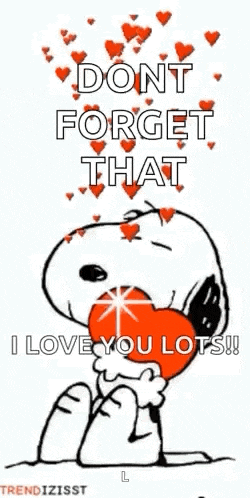 Snoopy Love GIF