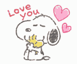Snoopy Love Ya GIF
