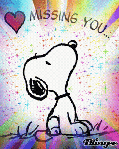 Snoopy Missing You GIF