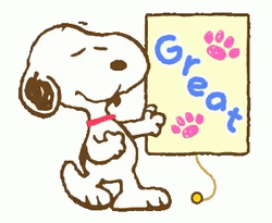 Snoopy Peanuts Great GIF