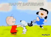 Snoopy Playing With Kids Cartoon Saturday Morning GIF