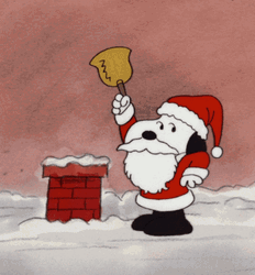 Snoopy Santa Claus GIF