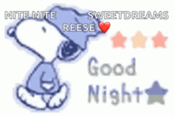 Snoopy Saturday Sweet Dreams GIF
