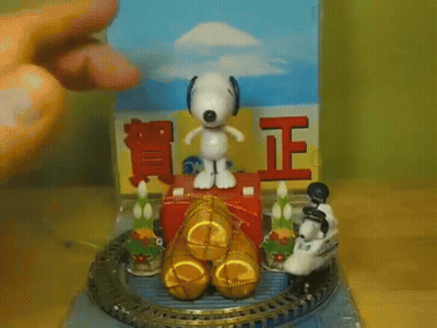 Snoopy Saying Happy New Year GIF