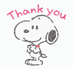 Snoopy Saying Thank You GIF